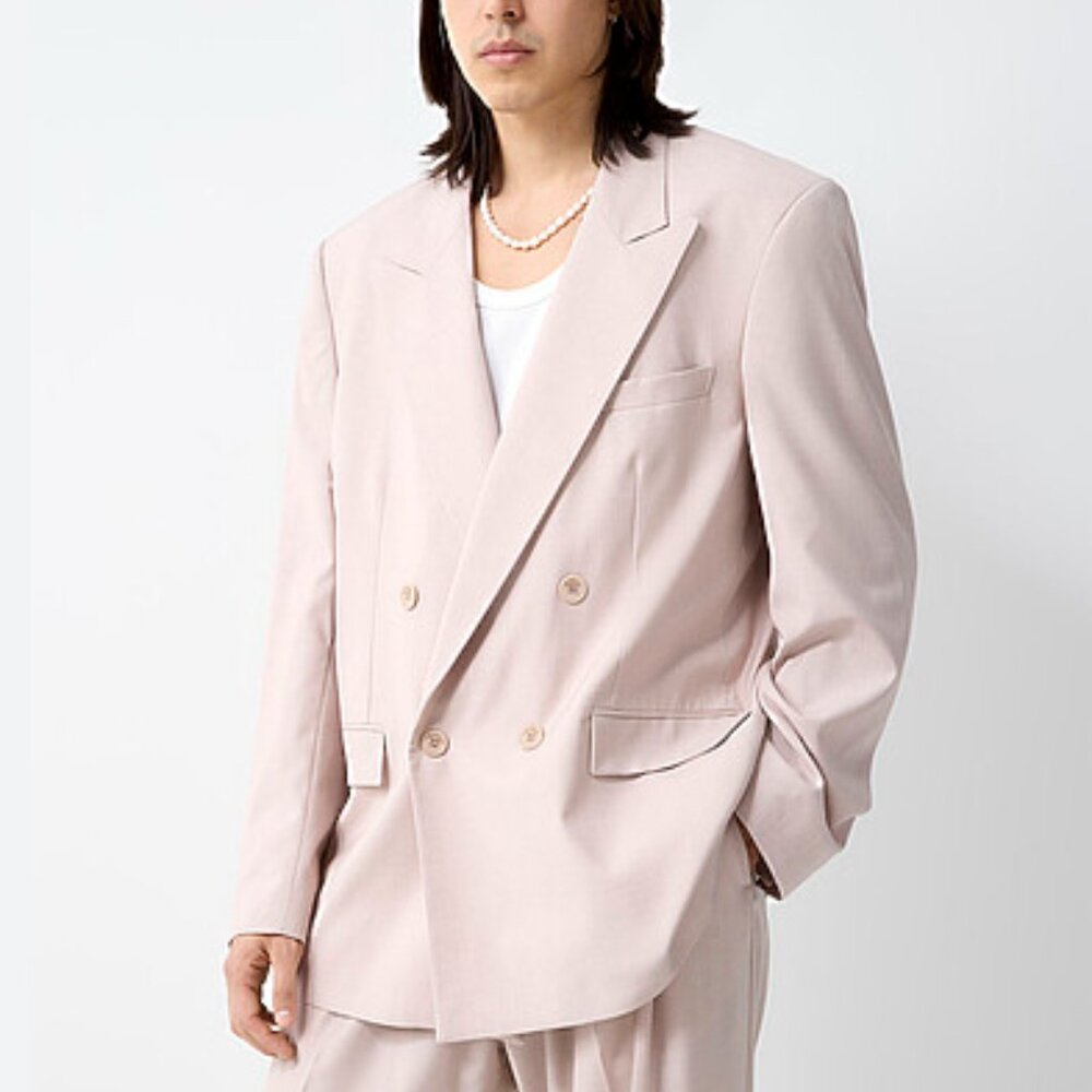 BNWT SS25 I'M BRIAN DOUBLE BREASTED LOOSE JACKET 50